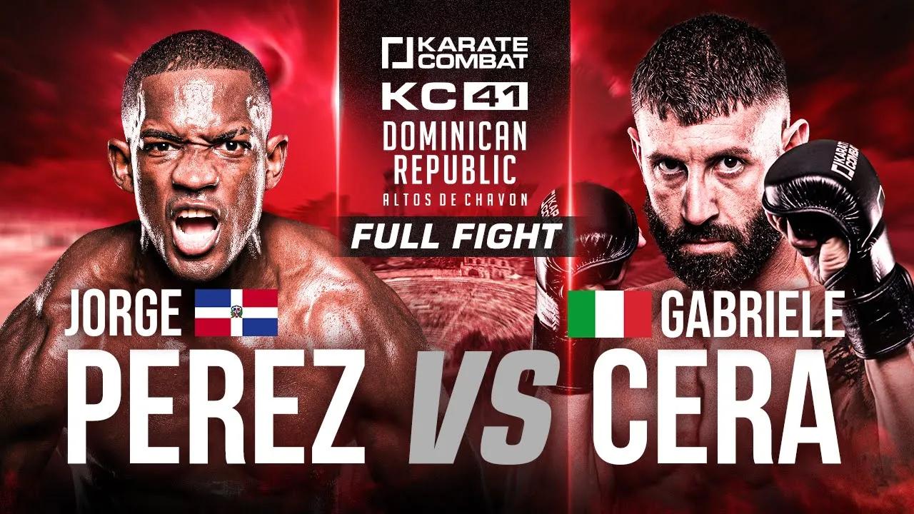 KC41 FULL FIGHT | Jorge Perez vs Gabriel Cera | 30 SECOND KO!