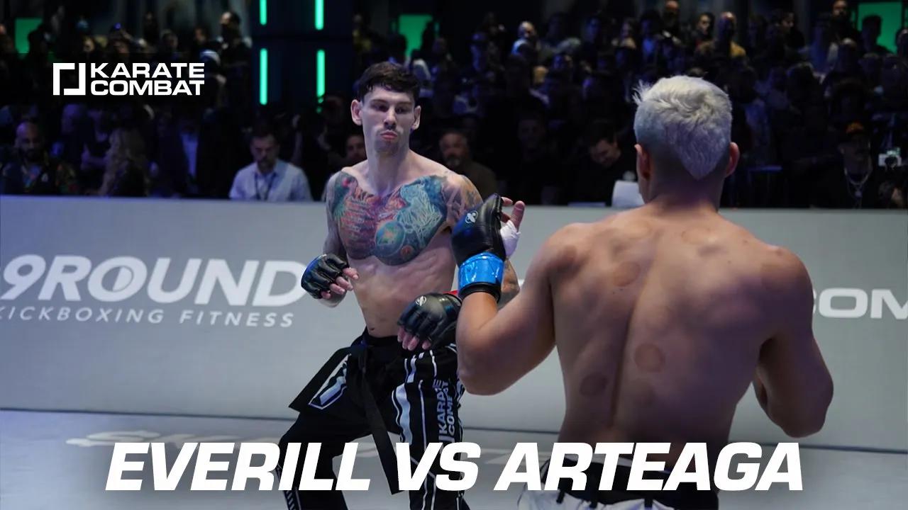 ELIJAH EVERILL vs JAVIER ARTEAGA | *Full Fight* | Karate Combat 43