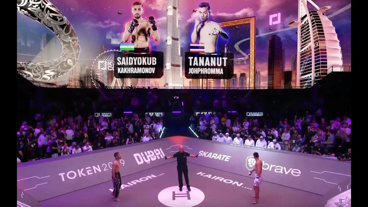 Saidyokub Kakhramonov vs. Tananut Johphromma | Karate vs Thai Boxing KC45
