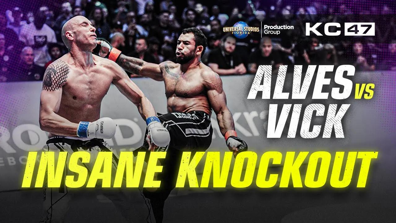 RAFAEL ALVES vs JAMES VICK *full fight* | GREATEST KO in KC history?!?